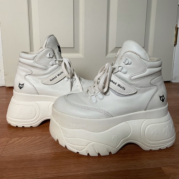 NakedWolfe Size 7 Platform Boots - Picture 5 of 7